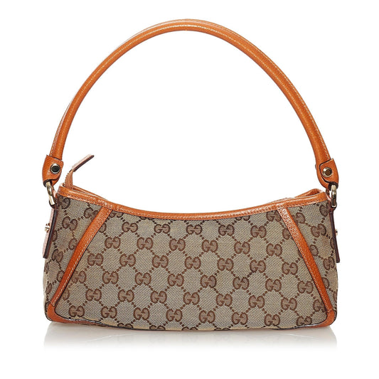 Gucci GG Canvas Abbey D-Ring Baguette (33748)