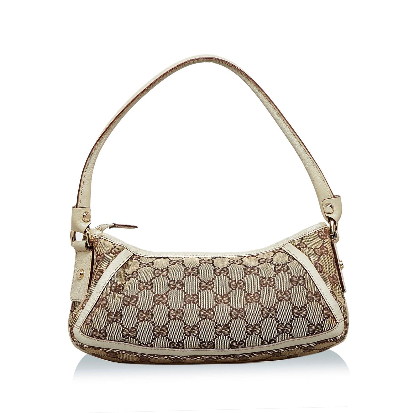 Gucci GG Canvas Abbey D-Ring Baguette (7E86TE)