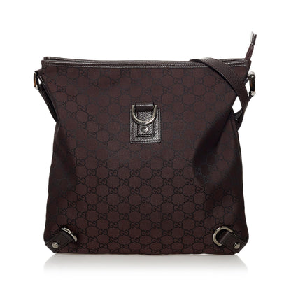 Gucci GG Canvas Abbey D-Ring Crossbody Bag (30862)