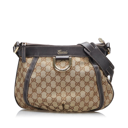 Gucci GG Canvas Abbey D Ring Crossbody Bag (tOPIPa)