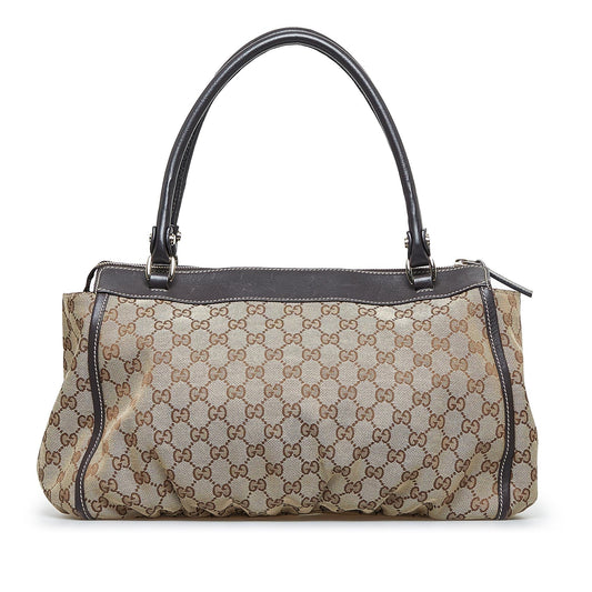 Gucci GG Canvas Abbey D-Ring Handbag (GWndsi)