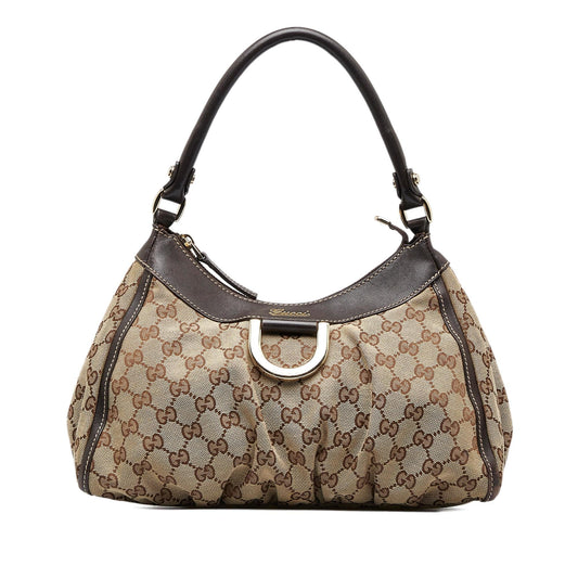 Gucci GG Canvas Abbey D-Ring Handbag (9znrC6)