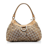 Gucci GG Canvas Abbey D-Ring Handbag (qiEaFg)
