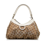 Gucci GG Canvas Abbey D-Ring Handbag (y077X0)