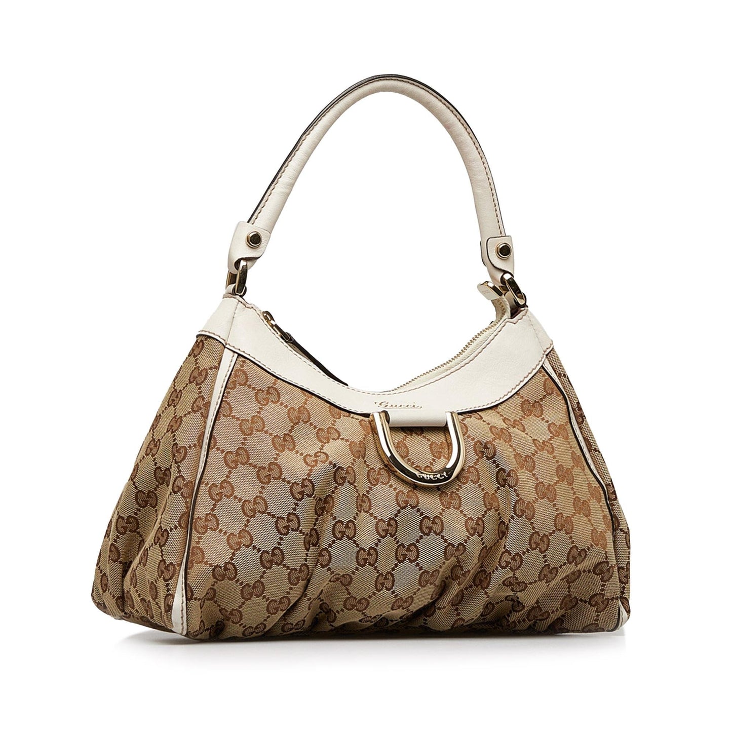 Gucci GG Canvas Abbey D-Ring Handbag (y077X0)