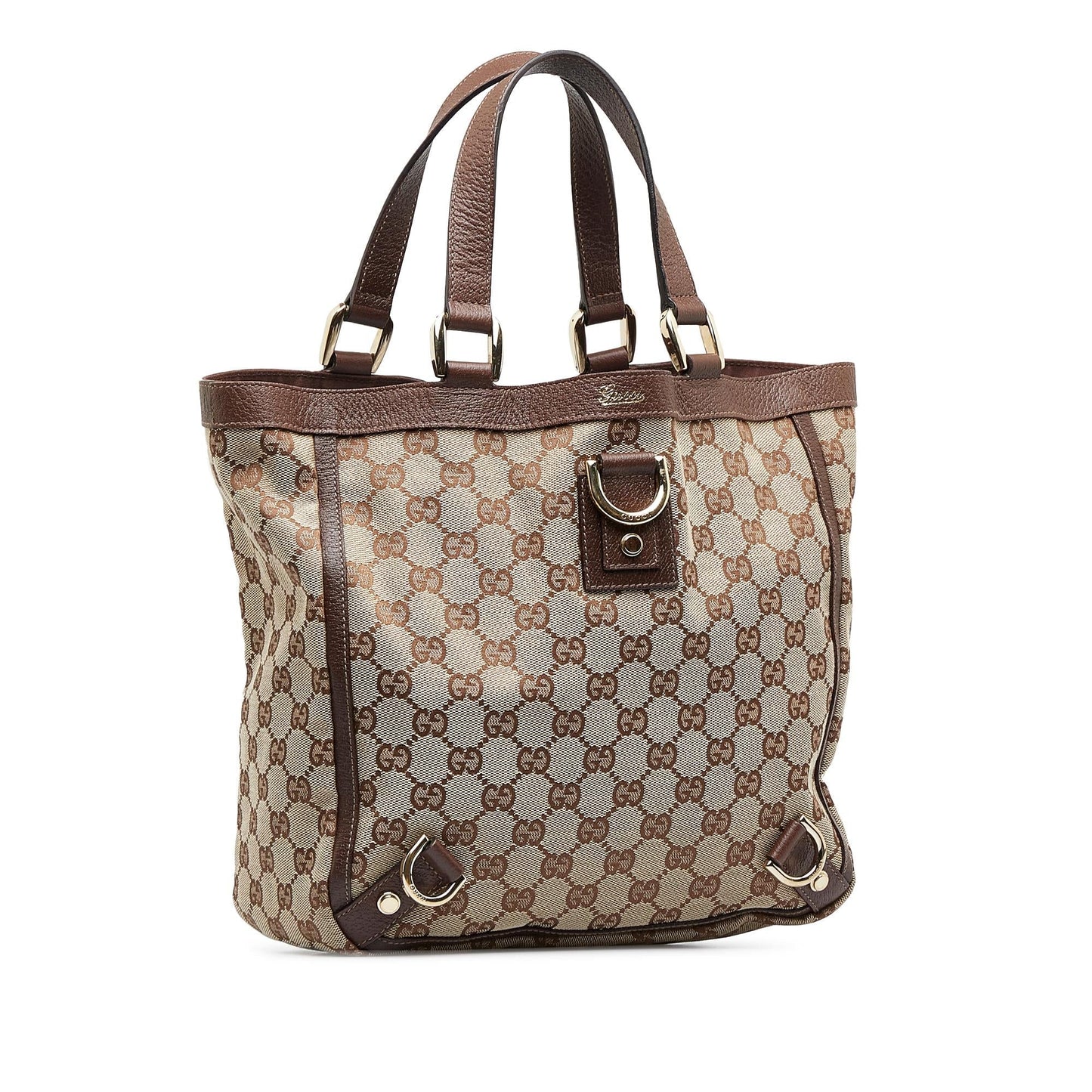 Gucci GG Canvas Abbey D-Ring Handbag (VpK1qQ)