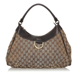 Gucci GG Canvas Abbey D-Ring Hobo Bag (SHG-30330)