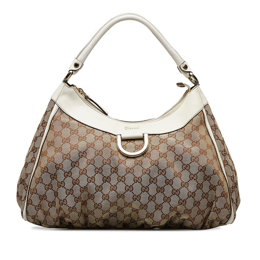 Gucci GG Canvas Abbey D-Ring Hobo (2f8JeY)