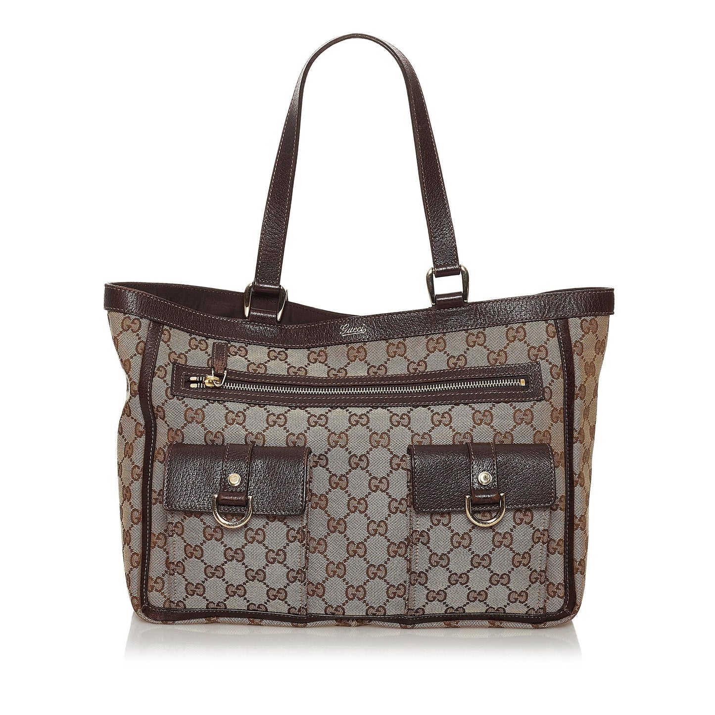 Gucci GG Canvas Abbey D-Ring Shoulder Bag (30118)