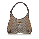 Gucci GG Canvas Abbey D-Ring Shoulder Bag (SHG-30808)