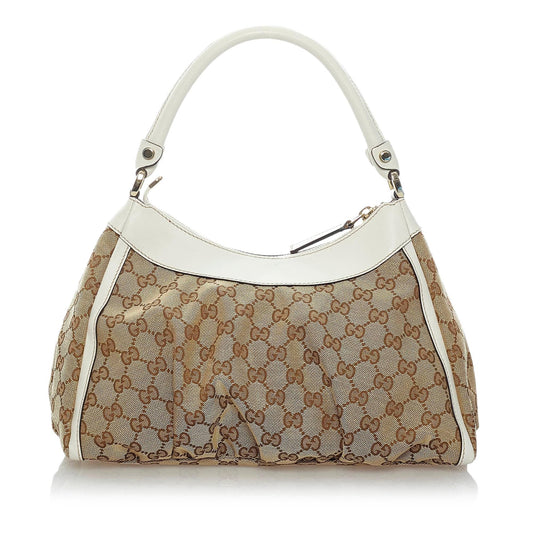 Gucci GG Canvas Abbey D-Ring Shoulder Bag (31321)