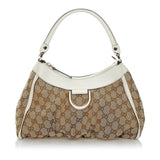 Gucci GG Canvas Abbey D-Ring Shoulder Bag (31321)