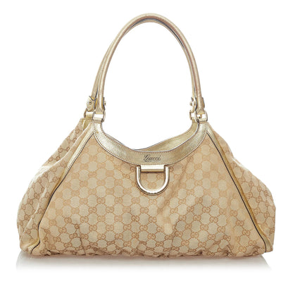 Gucci GG Canvas Abbey D-Ring Shoulder Bag (33230)