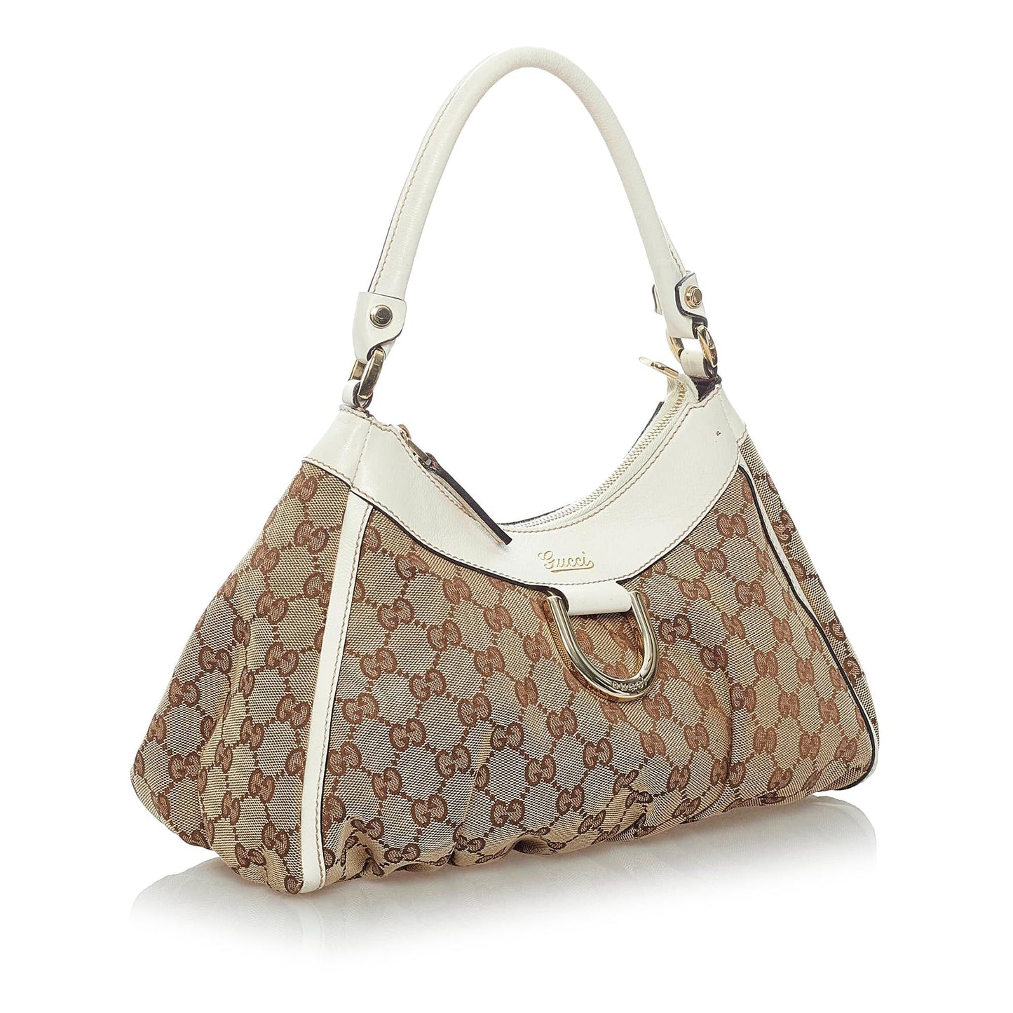 Gucci GG Canvas Abbey D-Ring Shoulder Bag (33525)