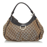 Gucci GG Canvas Abbey D-Ring Shoulder Bag (33751)