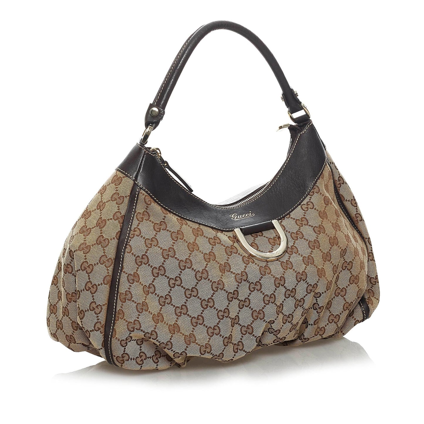 Gucci GG Canvas Abbey D-Ring Shoulder Bag (33751)
