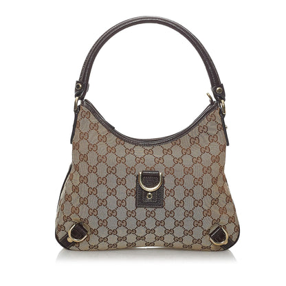 Gucci GG Canvas Abbey D-Ring Shoulder Bag (33753)