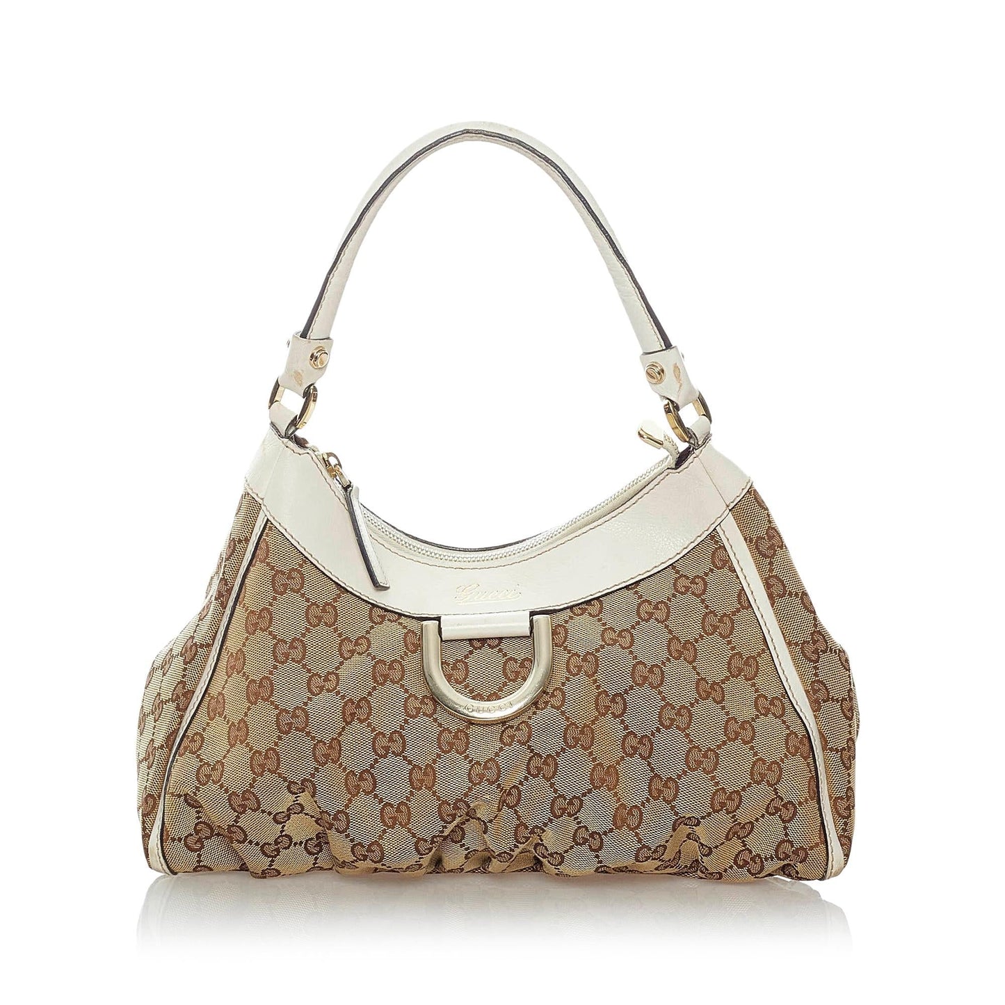 Gucci GG Canvas Abbey D-Ring Shoulder Bag (33911)