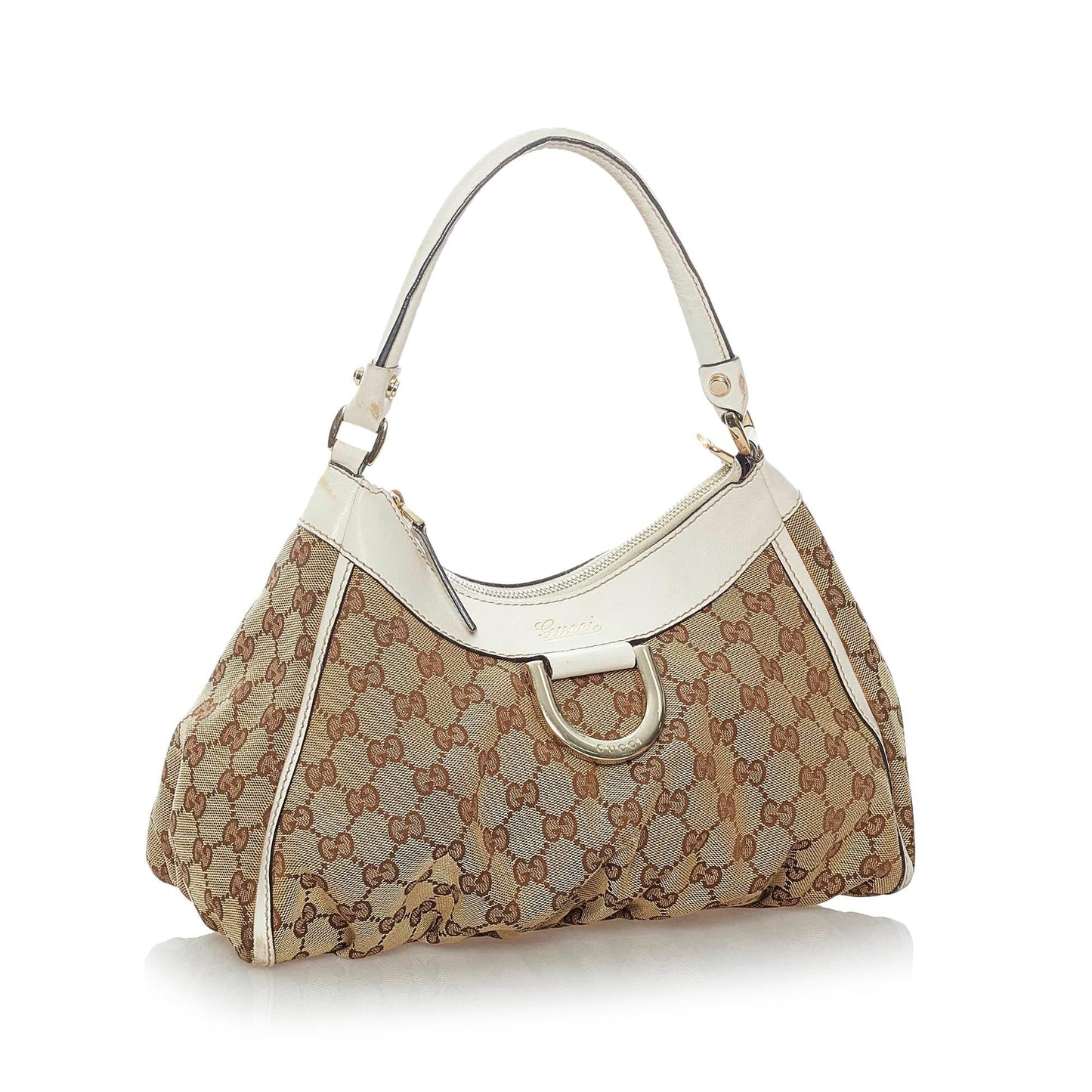 Gucci GG Canvas Abbey D-Ring Shoulder Bag (33911)