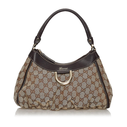 Gucci GG Canvas Abbey D-Ring Shoulder Bag (33937)