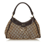 Gucci GG Canvas Abbey D-Ring Shoulder Bag (34625)