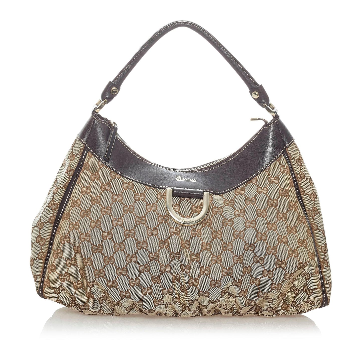 Gucci GG Canvas Abbey D-Ring Shoulder Bag (34771)