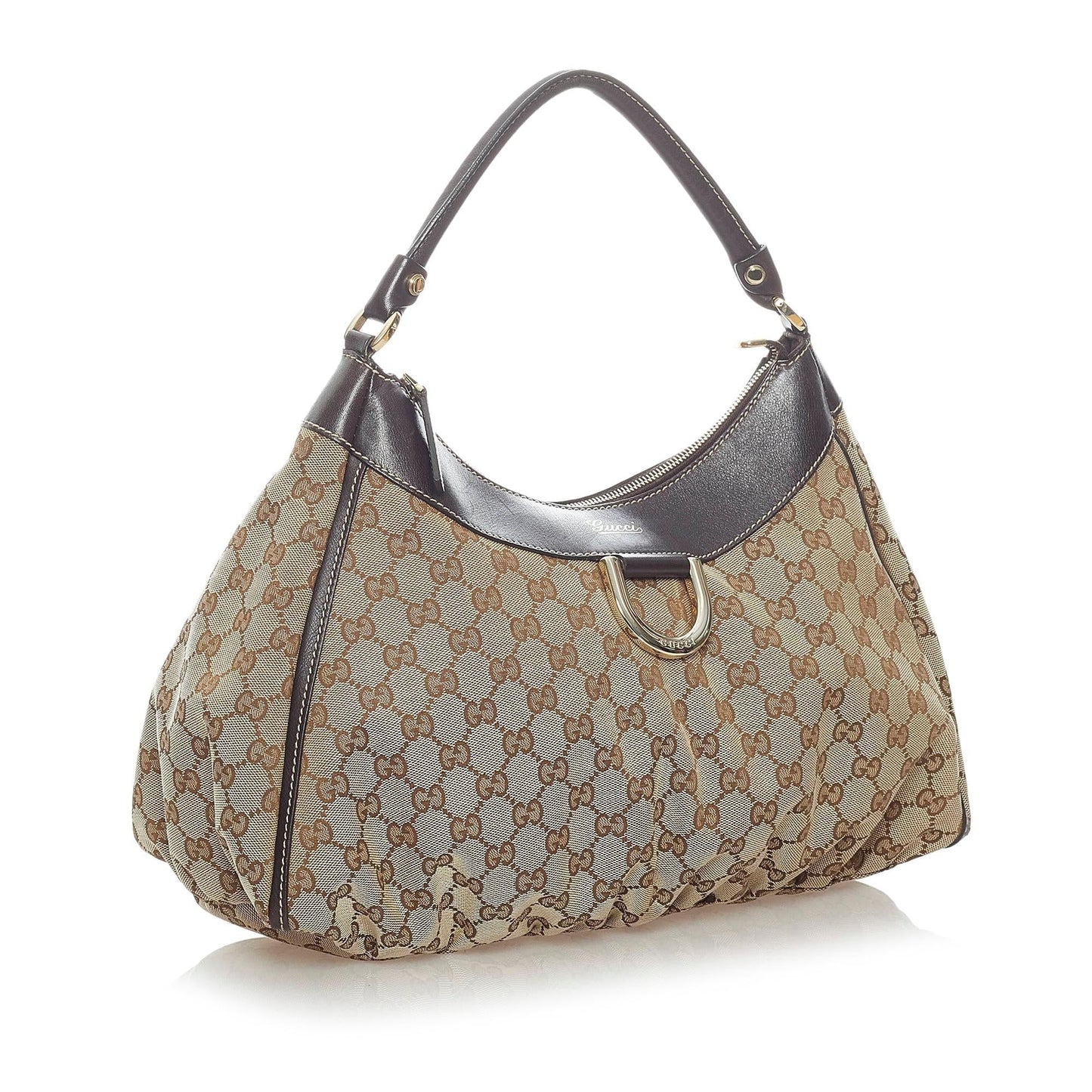 Gucci GG Canvas Abbey D-Ring Shoulder Bag (34771)