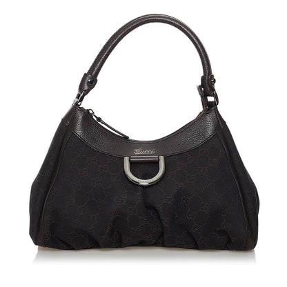 Gucci GG Canvas Abbey D-Ring Shoulder Bag (34775)