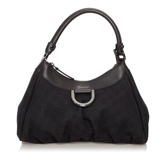 Gucci GG Canvas Abbey D-Ring Shoulder Bag (34775)