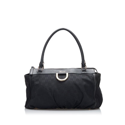 Gucci GG Canvas Abbey D-Ring Shoulder Bag (C7q6aL)