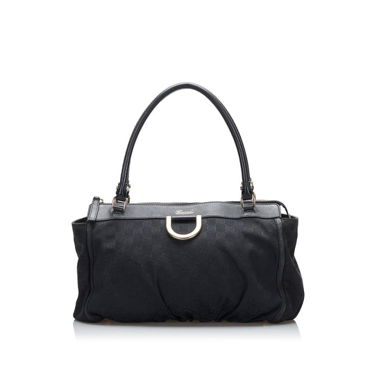 Gucci GG Canvas Abbey D-Ring Shoulder Bag (C7q6aL)