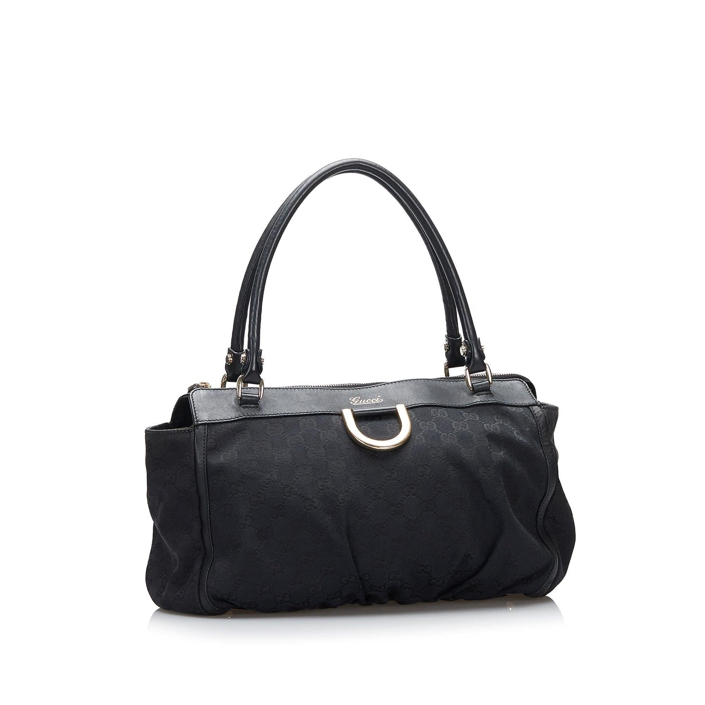 Gucci GG Canvas Abbey D-Ring Shoulder Bag (C7q6aL)