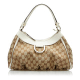Gucci GG Canvas Abbey D-Ring Shoulder Bag (Qbw6rY)
