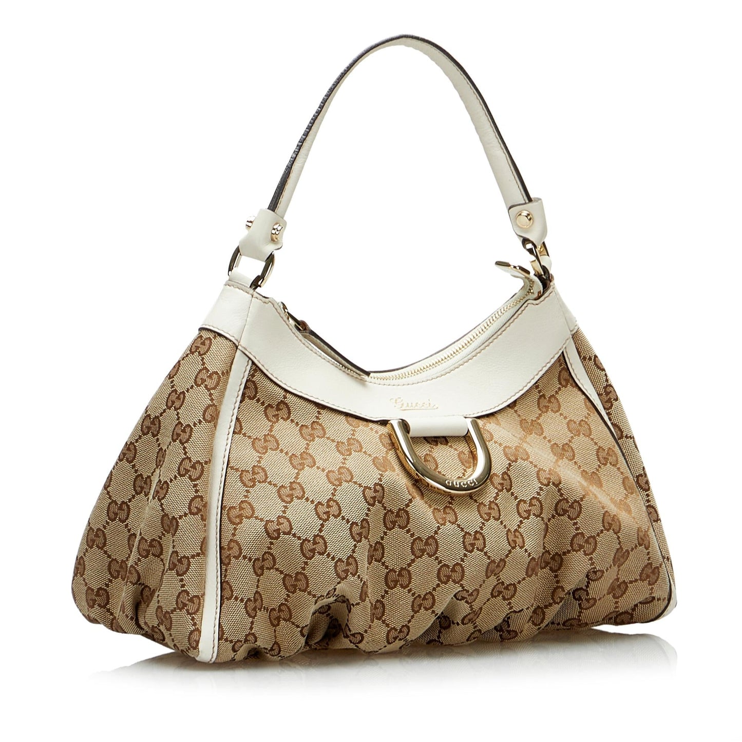 Gucci GG Canvas Abbey D-Ring Shoulder Bag (Qbw6rY)