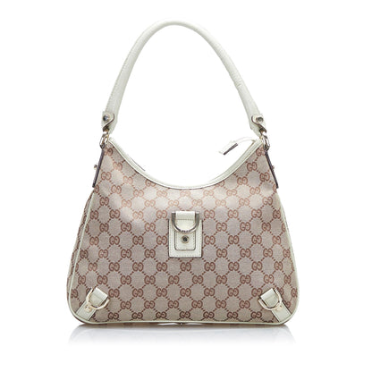 Gucci GG Canvas Abbey D-Ring Shoulder Bag (F1G55E)