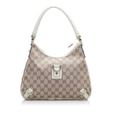 Gucci GG Canvas Abbey D-Ring Shoulder Bag (F1G55E)