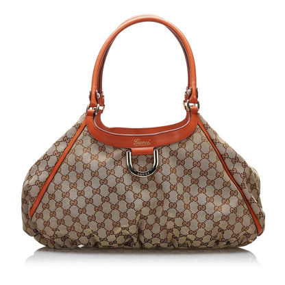 Gucci GG Canvas Abbey D-Ring Shoulder Bag (ztS7fP)