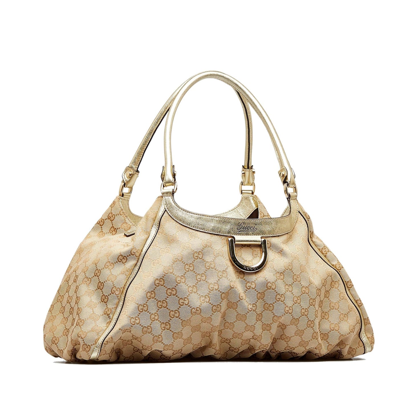 Gucci GG Canvas Abbey D-Ring Shoulder Bag (2AQsfI)