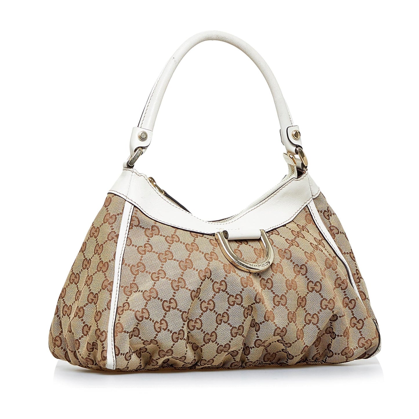Gucci GG Canvas Abbey D-Ring Shoulder Bag (rFztis)
