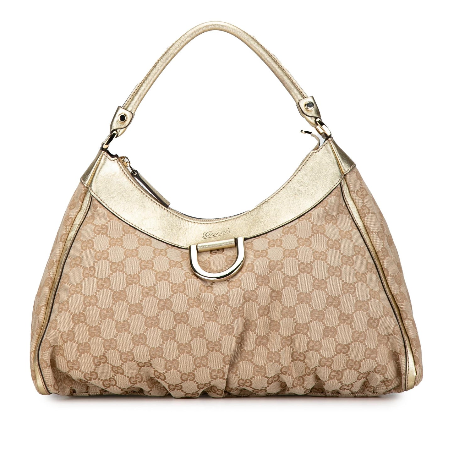 Gucci GG Canvas Abbey D-Ring Shoulder Bag (8LojzO)