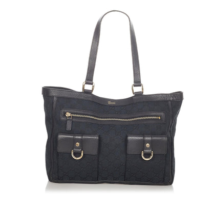 Gucci GG Canvas Abbey D Ring Tote Bag (23834)