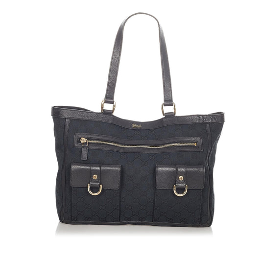 Gucci GG Canvas Abbey D Ring Tote Bag (23834)