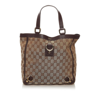 Gucci GG Canvas Abbey D-Ring Tote Bag (32980)