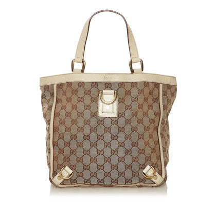 Gucci GG Canvas Abbey D-Ring Tote Bag (36170)