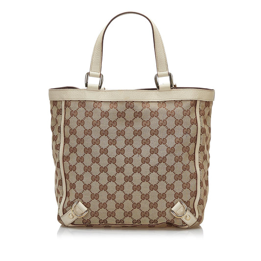 Gucci GG Canvas Abbey D-Ring Tote Bag (36176)