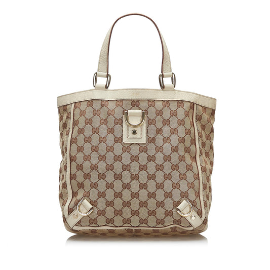 Gucci GG Canvas Abbey D-Ring Tote Bag (36176)