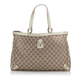 Gucci GG Canvas Abbey D-Ring Tote Bag (56o92C)