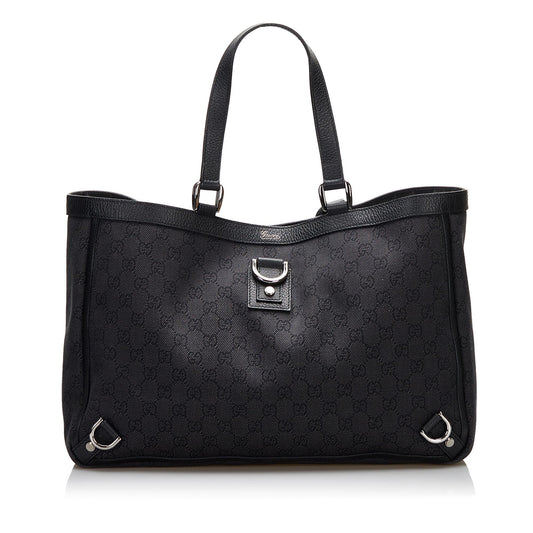 Gucci GG Canvas Abbey D-Ring Tote Bag (L70aPG)