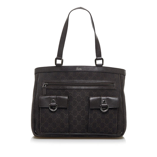 Gucci GG Canvas Abbey D-Ring Tote Bag (hxuobk)