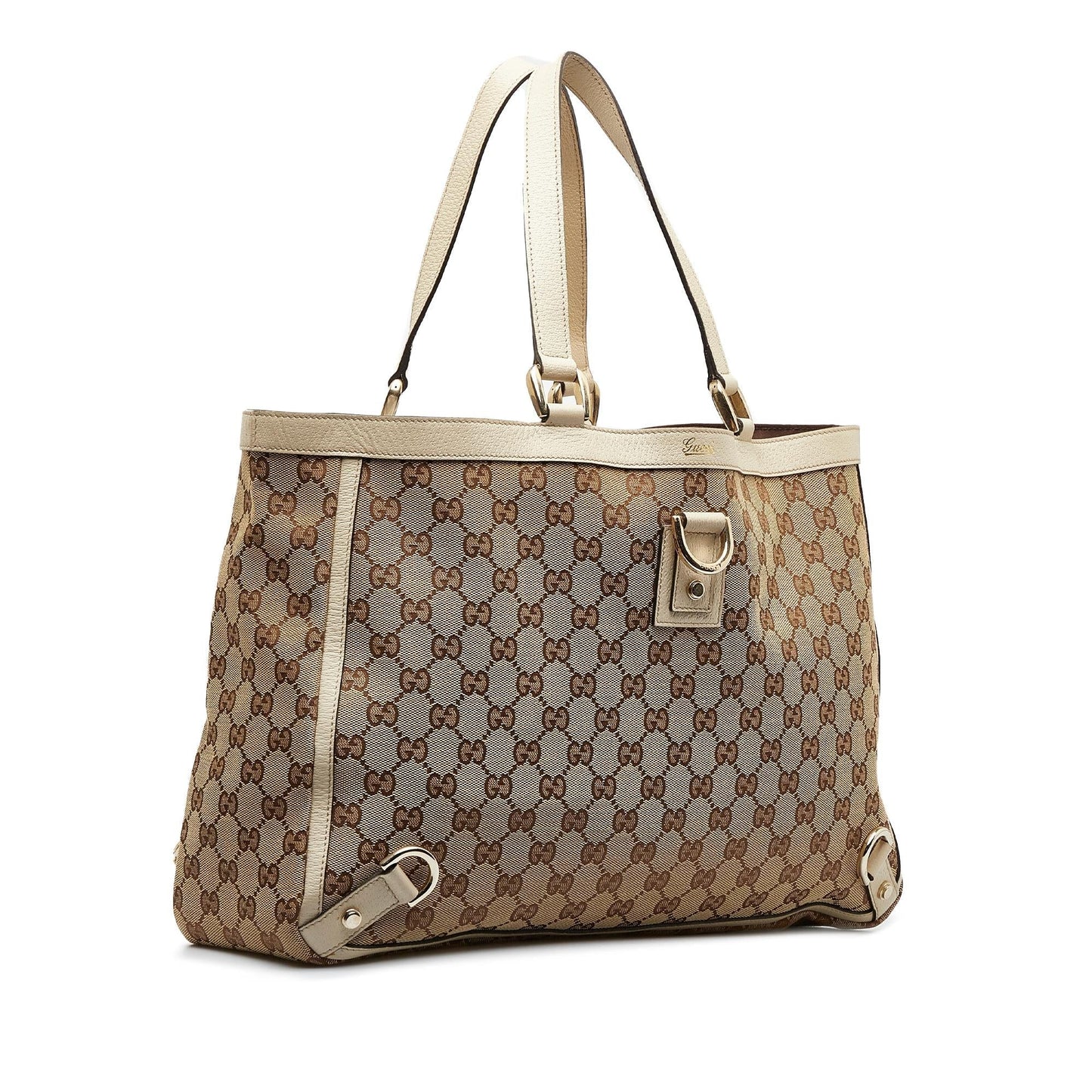 Gucci GG Canvas Abbey D-Ring Tote Bag (PEYwiu)